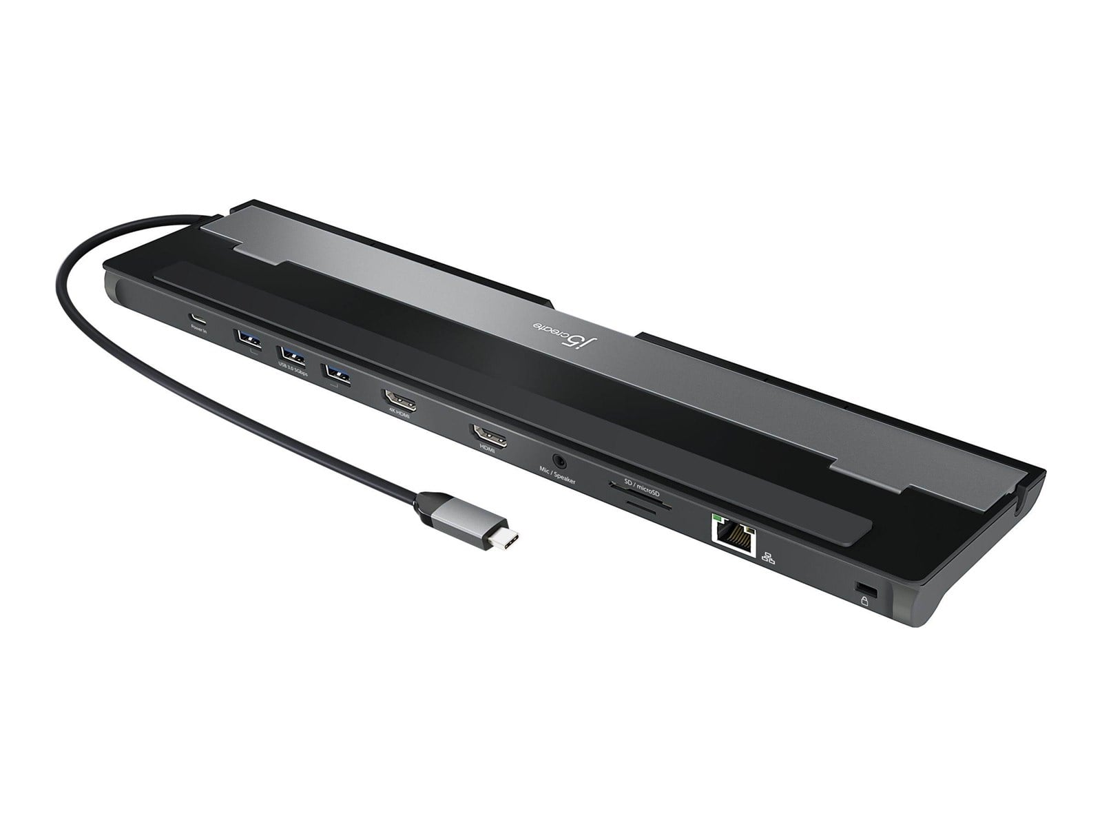 Dockning j5create USB-C Dual HDMI Docking Station (With Ethernet) | Billig