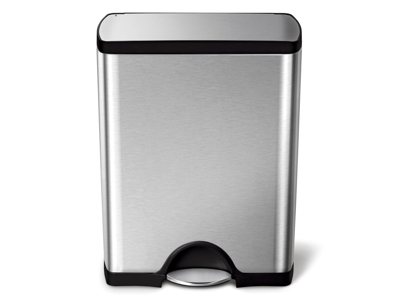 Simplehuman 50L rektangulär pedalhink, borstat rostfritt stål | Billig