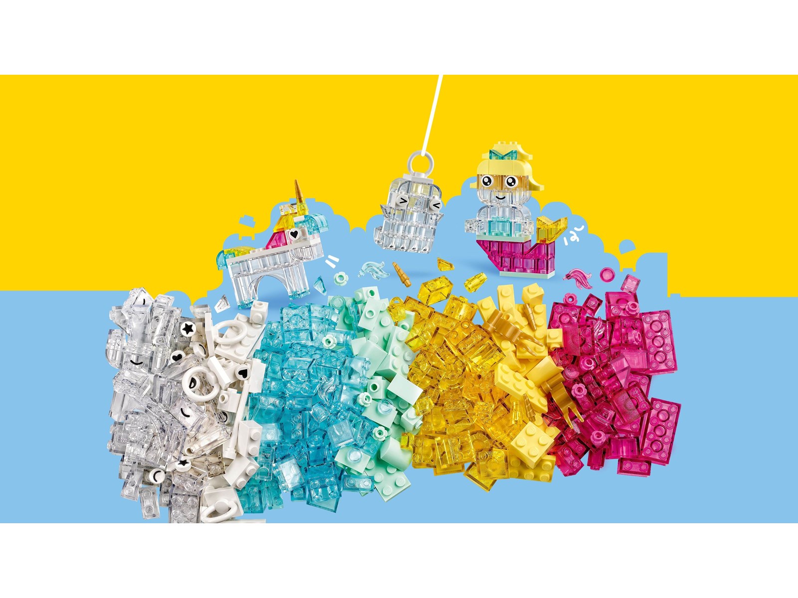 LEGO Classic 11040 Magisk genomskinlig låda | I lager | Billig