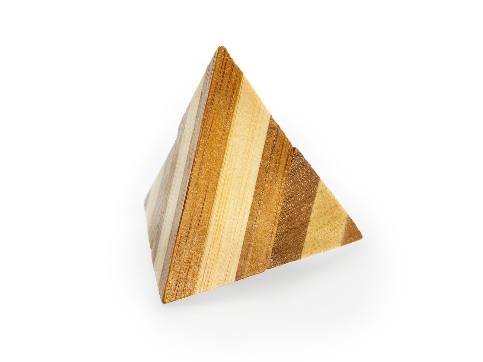 Eureka 3D Bamboo Brain Puzzle Pyramid 3D pusselspel | Billig