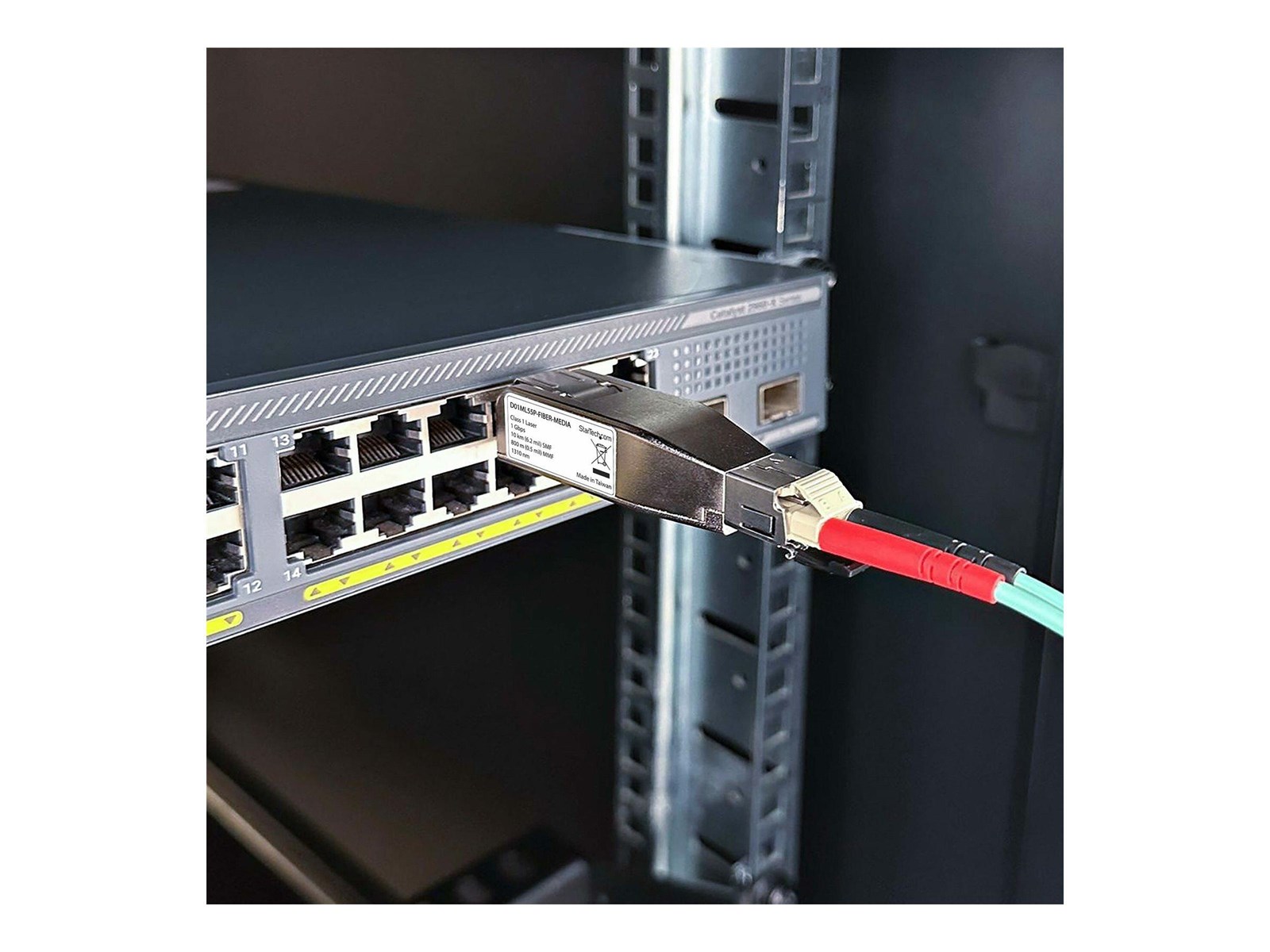 StarTech.com Gigabit Fiber to RJ45 Ethernet Media Converter Micro Mini ...