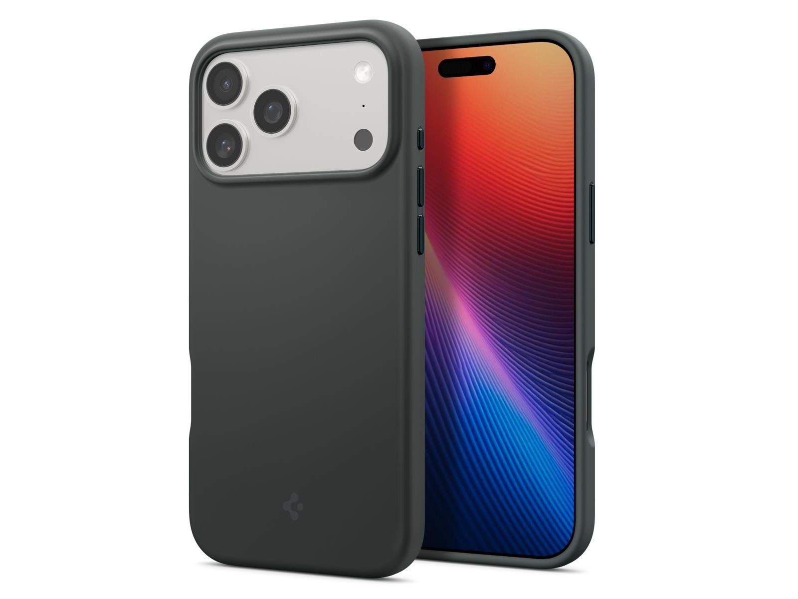 Spigen Silicone Fit MagSafe - abyss green - iPhone 17 Pro | I lager