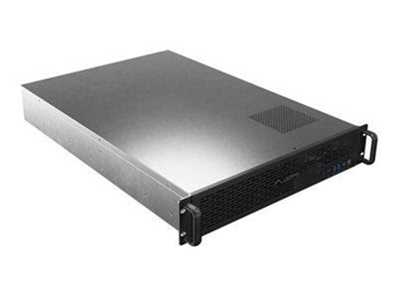 Lanberg - rack-mountable - 2U - ATX - Chassi - Server (Rack) - Svart