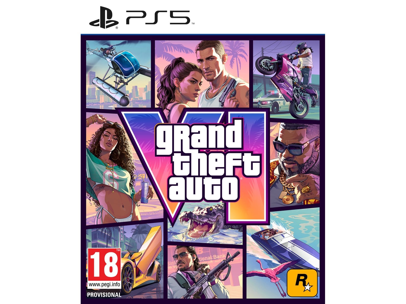Grand Theft Auto VI till PlayStation 5 – GTA 6 PS5 spel från Rockstar Games