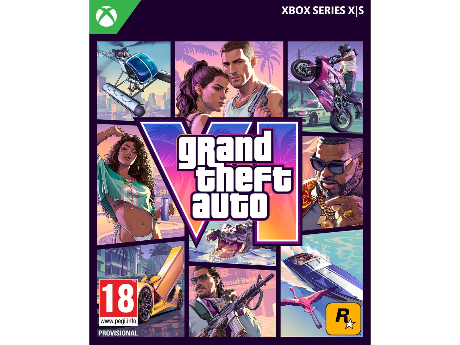 Grand Theft Auto VI till Xbox Series X – GTA 6 Xbox spel från Rockstar Games