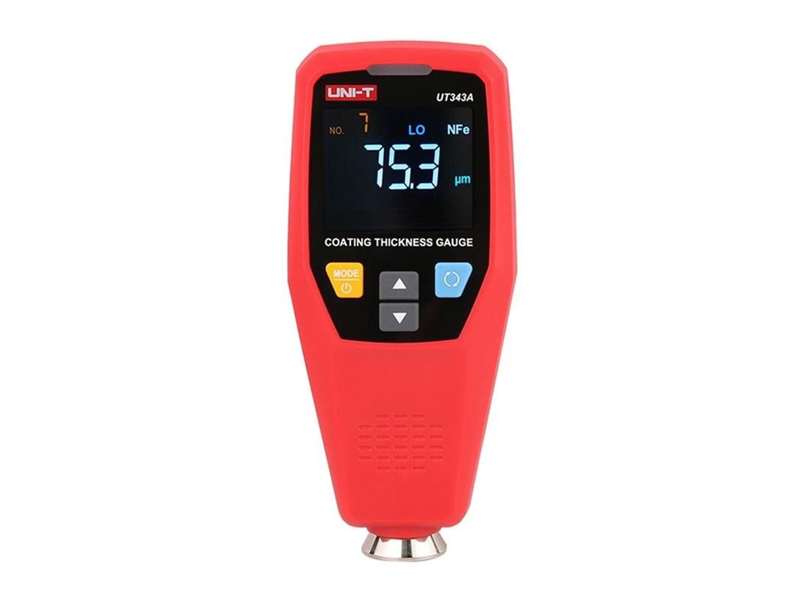 Blue Technology DX-13-AL Schichtdickenmessgerät – Für Stahl & Aluminium, 0–3000 µm, Farbige LED-Anzeige