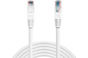 Nätverkskabel - Sandberg Nätverk UTP Cat6 1 m - Vit - 1m - 506-93