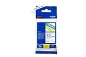 Papper, Fotopapper & Etiketter - Brother Tape brother 12 mm blue/white - TZ233
