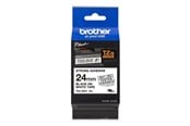Papper, Fotopapper & Etiketter - Brother Tape brother 24 mm black/white tze-s251 strong adhesive - TZS251