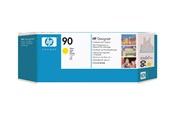 Skrivartillbehör-bläck-toner - HP 90 / C5057A Printhead Cleaner Yellow - C5057A