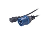 Strömkabel (intern) - APC Kabel / IEC C19> IEC 309 - AP9876