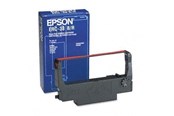 Skrivartillbehör-bläck-toner - Epson Ribbon Black Red ERC-38 - Skriv band Magenta - C43S015376
