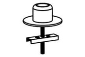 Väggfäste, AV-Möbel - Ergotron DS100 Genomföring Mount - Max - recommended for - 60-350-200
