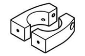 Väggfäste, AV-Möbel - Ergotron Split Pole Mount Bracket - Max - recommended for - 60-423-003