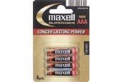 Battery - Maxell Batteri - alkaliskt AAA 4 Pack XL - 790336