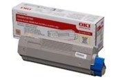 Skrivartillbehör-bläck-toner - OKI 43872305 Toner Yellow - Tonerkassett Yellow - 43872305