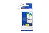 Papper, Fotopapper & Etiketter - Brother Tape Sort tekst hvid tape 36mm - TZ-261