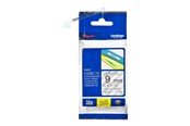 Papper, Fotopapper & Etiketter - Brother TZ121 - Black On Clear - Roll (0.9 cm x 8 m) - TZ121
