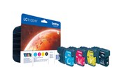 Skrivartillbehör-bläck-toner - Brother LC 1100HY Value Pack - Bläckpatron Blå - LC1100HYVALBPDR