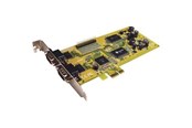 Nätverkskort (adaptrar osv.) - Sunix PCI-Express kort Parallel + Visa - SX-117