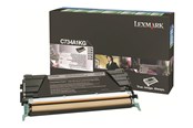 Skrivartillbehör-bläck-toner - Lexmark C734A1KG Black Toner - Tonerkassett Svart - C734A1KG