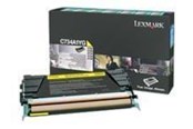 Skrivartillbehör-bläck-toner - Lexmark C736H1YG Toner Yellow - Tonerkassett Yellow - C736H1YG