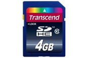 Flashram & USB Flash Drives - Transcend SDHC-minneskort - 4 GB - TS4GSDHC10