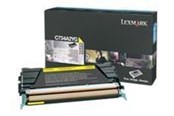 Skrivartillbehör-bläck-toner - Lexmark C734A2YG Toner Yellow - C734A2YG