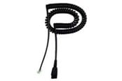 Ljudkabel - Jabra Netcom 2 m spiralsladd m mot - 8800-01-06