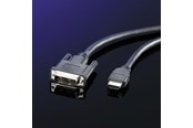 Displaykabel - Roline DVI-D -> HDMI 5,0 Meter M / M - 11.04.5552-10