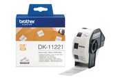 Papper, Fotopapper & Etiketter - Brother DK-11221 - Black on white - 23 x 23 mm 1000 label(s) labels - DK-11221