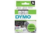 Papper, Fotopapper & Etiketter - DYMO D1-originaletiketter | Svart text på genomskinlig tejp | 9 mm × 7 m - 40910