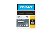 Papper, Fotopapper & Etiketter - DYMO Rhino Flexibel nylon, 24 mm x 3,5 m, svart på vit - S0773840