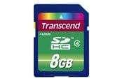 Flashram & USB Flash Drives - Transcend SDHC Std Class 4 - 8GB - TS8GSDHC4