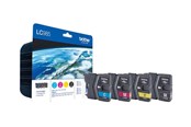 Skrivartillbehör-bläck-toner - Brother LC985VALBPDR - Value Pack - 4-Pack (Balck Yellow Cyan Magenta) Ink - Bläckpatron Blå - LC985VALBPDR