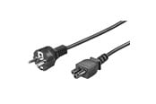 Strömkabel (intern) - Pro Strömkabel C5 (Mickey Mouse) - Svart - Rakt - 2 m - PC-C5S-2M-B
