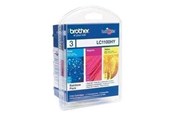 Skrivartillbehör-bläck-toner - Brother LC 1100 Rainbow Pack - Tonerkassett Blå - LC1100RBWBPDR