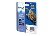 Skrivartillbehör-bläck-toner - Epson T1572 Ink Cartridge - Cyan Ink - Bläckpatron Blå - C13T15724010