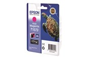 Skrivartillbehör-bläck-toner - Epson T1573 Ink Cartridge - Magenta - Bläckpatron Kraftig röd - C13T15734010