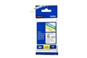 Papper, Fotopapper & Etiketter - Brother TZE211 - black on white Roll (0.6 cm x 8 m) - TZE211