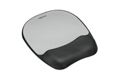 Musmattor och tillbehör - Fellowes Memory Foam Mousepad Wrist Rest Silver Streak - 9175801