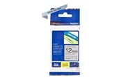 Papper, Fotopapper & Etiketter - Brother TZEM931 / Black On Matte SilverRoll (1.2 cm x 8 m) - TZEM931