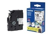 Papper, Fotopapper & Etiketter - Brother TZEFX241 - Black on white Roll (1.8 cm x 8 m) - TZEFX241