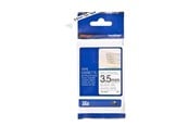 Papper, Fotopapper & Etiketter - Brother TZEN201 3.5mm (0.13") Black on White Non-Laminated Super Narrow tape for P-touch 8m - TZEN201