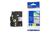 Papper, Fotopapper & Etiketter - Brother Tape/36mm black on matt f P-Touc - TZEM961