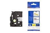 Papper, Fotopapper & Etiketter - Brother TZES261 - Black On White - Roll (3.6 cm x 8 m) - TZES261