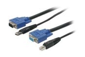 KVM cable - StarTech.com 2-i-1 USB KVM-kabel - tangentbord / video / mus / USB-kabel - SVUSB2N1_6