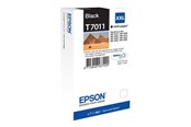 Skrivartillbehör-bläck-toner - Epson T7011 XXL Ink Cartridge - Black - Bläckpatron Svart - C13T70114010