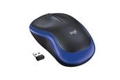 Mus - Logitech M185 Wireless - Mouse - Optic - 3 knappar - Blå - 910-002239