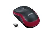 Mus - Logitech M185 Wireless - Mouse - Optic - 3 knappar - Röd - 910-002237